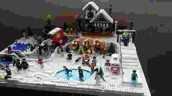 A Cozy Lego Winter Village Scene Featuring A Fireplace, Christmas Tree, And A Family Gathering Expanding The Lego Winter Village