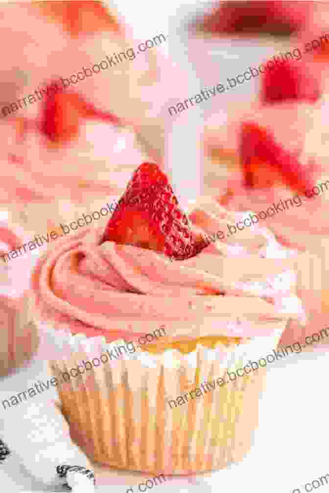 A Cupcake With Vanilla Frosting And Fresh Strawberries Easy Cupcake Cookbook (Cupcakes Cupcake Cookbook Cupcake Recipes Cupcake Ideas Cupcake Cakes Easy Cupcakes 1)