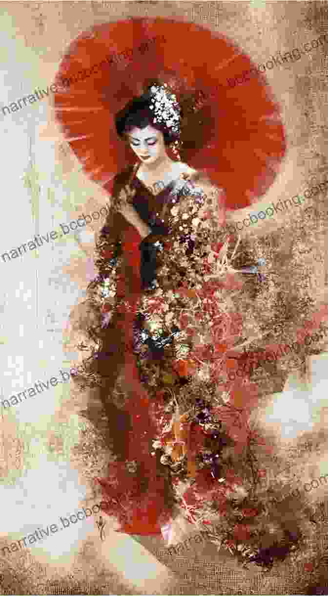 A Delicate Painting Of A Geisha, Capturing Her Elegant Attire And Serene Expression Tales Of The Japanese (Illustrated)