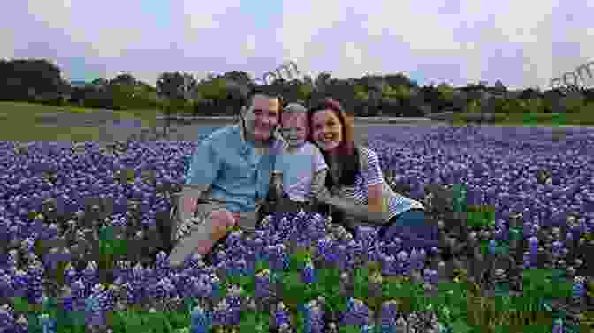 A Family Gathered In A Field Of Bluebonnets, Their Faces Filled With Joy And Contentment, Surrounded By The Beauty Of Nature. Where The Bluebonnets Grow Celly Monteiro