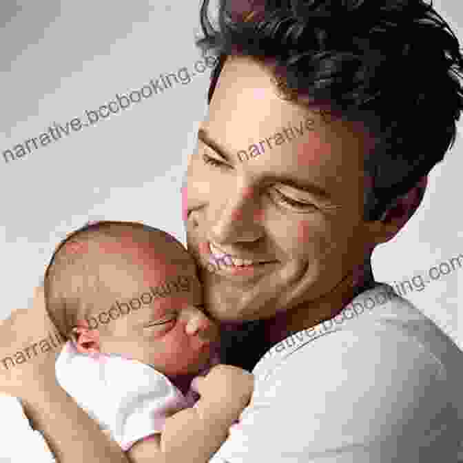 A Father Cradles His Newborn Baby In His Arms, Both Their Expressions Filled With Love And Joy. All Daddies Love Their Babies (Baby Love)