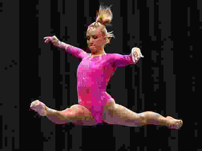 A Graceful Image Of Nastia Liukin Performing A Gymnastics Routine. Nastia Liukin: Ballerina Of Gymnastics (GymnStars 2)