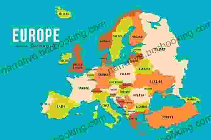 A Map Of Europe With Various Countries Marked As Potential Growth Markets For Business Expansion. The 4 Steps To Generate Your First Million Euros In Sales: The Proven Methodology To Scale Your Business In Europe