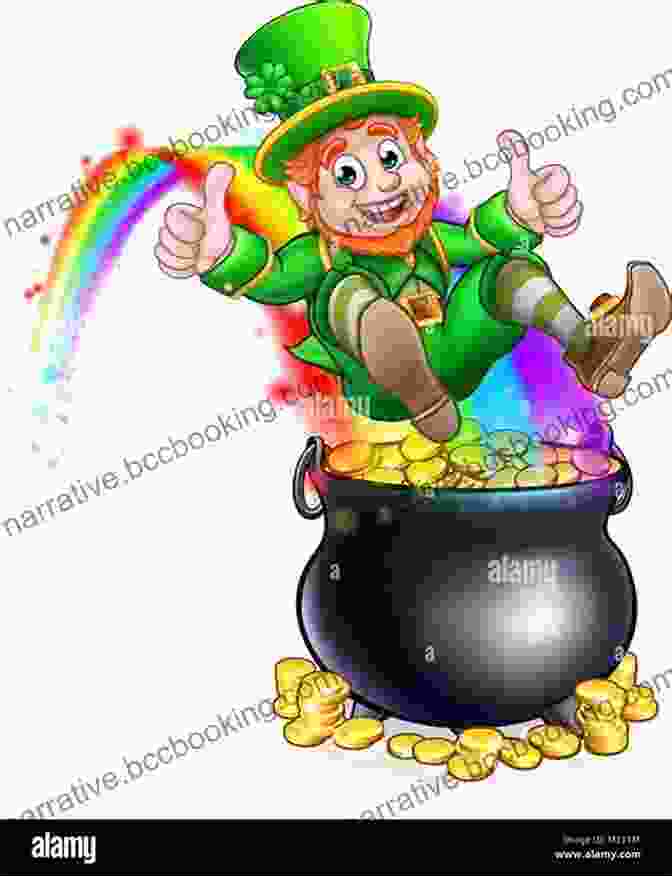 A Mischievous Leprechaun Gleams With Delight, Clutching A Pot Of Gold At The End Of A Rainbow. Finn MacCool And The Giant S Causeway: An Irish Folk Tale (Folk Tales From Around The World)