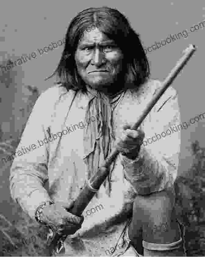 A Portrait Of Geronimo, The Apache Leader, With A Stoic Expression And A Headband Wrapped Around His Forehead FAMOUS INDIAN CHIEFS I HAVE KNOWN (ILLUSTRATED)