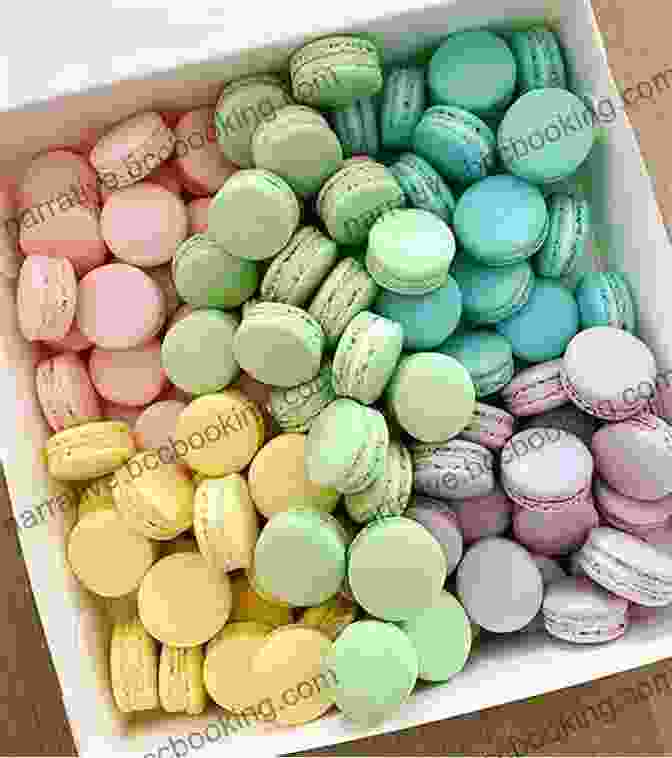 A Rainbow Of Delicate Macarons, Each Pastel Shade Adorned With A Tiny Sugar Flower. Unicorn Food: Rainbow Treats And Colorful Creations To Enjoy And Admire (Whimsical Treats)