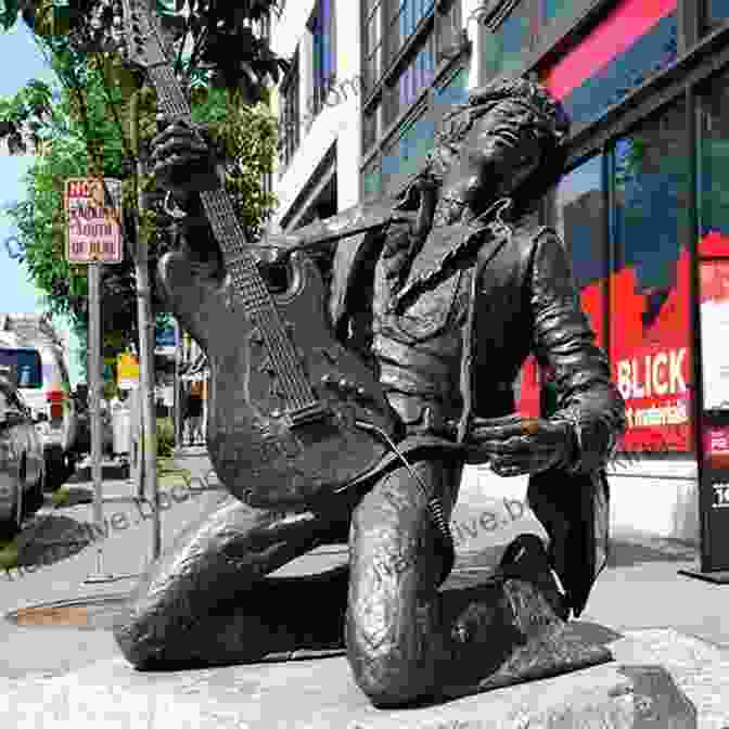 A Statue Of Jimi Hendrix In Seattle, Washington Song For Jimi: The Story Of Guitar Legend Jimi Hendrix
