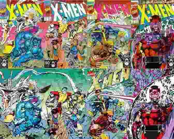 A Stunning Double Page Spread From X Men #1 (1991),Showcasing The Dynamic Artwork Of Jim Lee Marvel Super Heroes (1990 1993) #10 Chris Davis