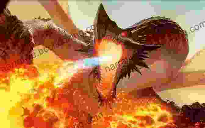 A Vibrant Magic: The Gathering Card Featuring A Fierce Dragon Breathing Fire. Magic Cards Charles A Cerami