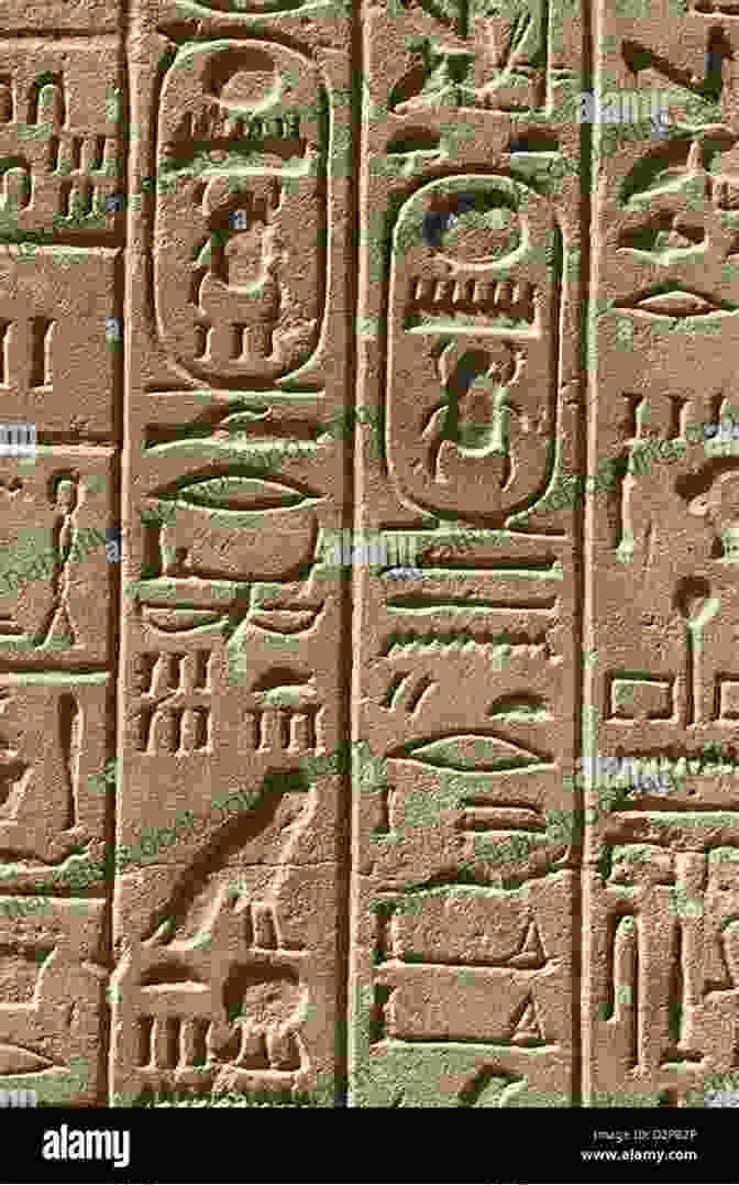 Ancient Egyptian Hieroglyphs Carved On A Stone Stele Egypt: Lost Civilizations Christina Riggs