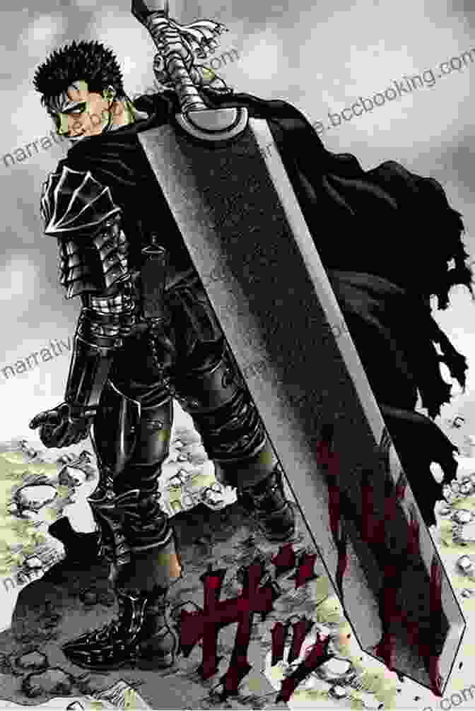 Berserk: The Hawk Of Building Legend Manga Cover Showcasing Guts, A Formidable Mercenary With A Unique Sword And Prosthetic Arm. Building Legend: Mercenary Leader Volume 2: Fantasy Manga Berserk: The Hawk