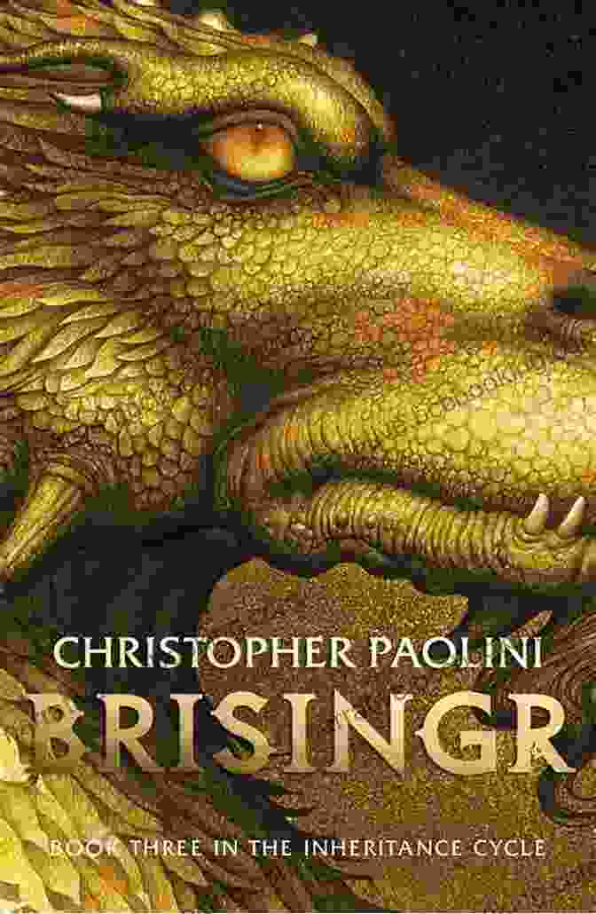 Brisingr Book Cover, Featuring A Young Man And A Dragon Soaring Through A Stormy Sky, Surrounded By Lightning Bolts And Flames. The Inheritance Cycle 4 Collection: Eragon Eldest Brisingr Inheritance