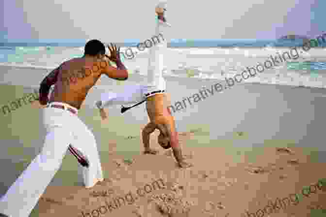 Capoeiristas Practicing Acrobatic Kicks And Evasions The Fundamentals Of Brazilian Capoeira Program: 12 Months Of Capoeira Martial Arts Acrobatics And Music