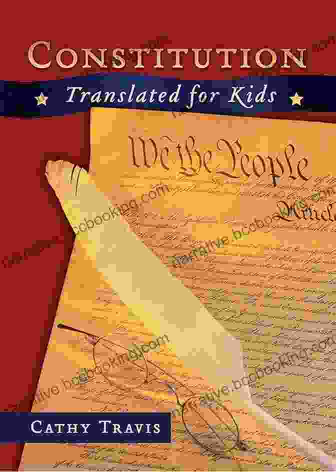 Cathy Travis, Author Of Constitution Translated For Kids, Holding The Book Constitution Translated For Kids Cathy Travis