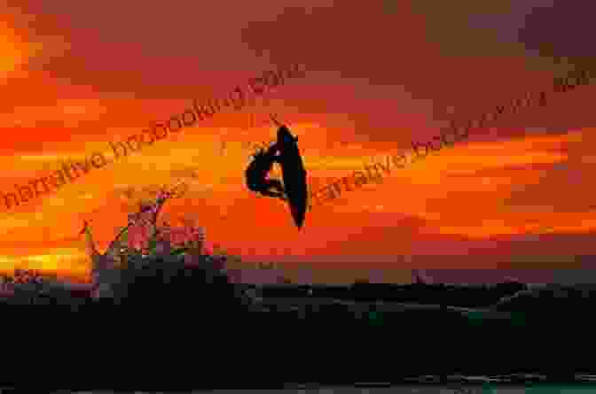 Chris Burkard Surfing A Wave In A Vibrant Sunset Wayward: Stories And Photographs Chris Burkard