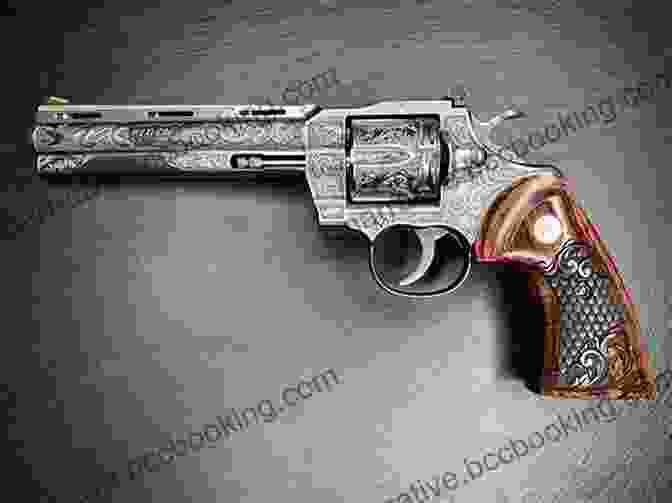 Colt Revolver, A Six Shooter With A Distinctive Octagonal Barrel, Engraved With Intricate Patterns. Guns Of The Old West: An Illustrated Reference Guide To Antique Firearms