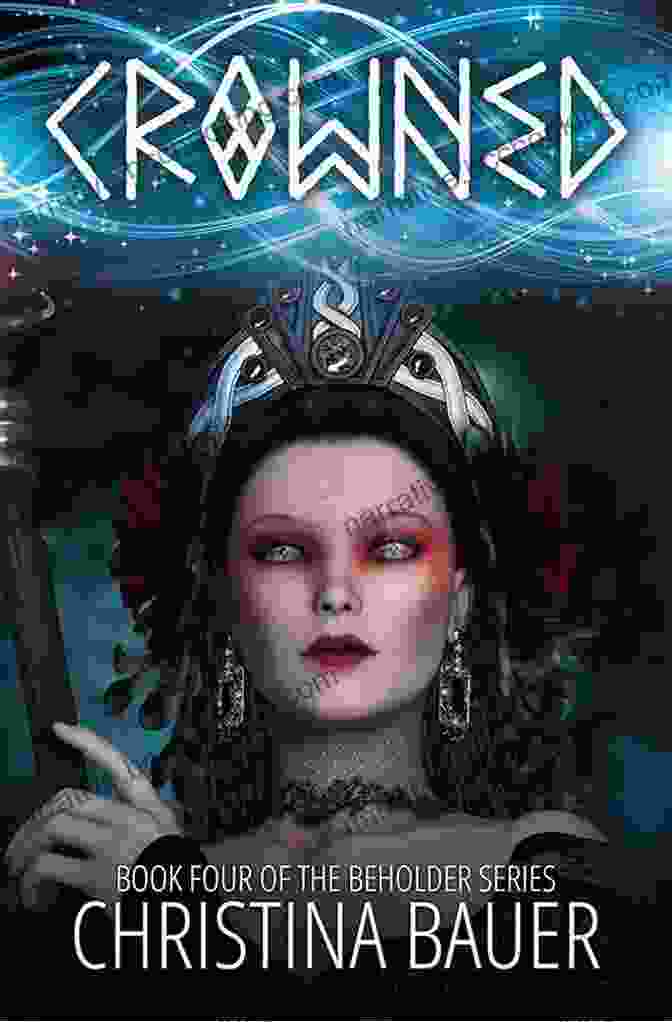 Concealed Necromancer Romance Beholder Book Cover Featuring A Mysterious Woman With Glowing Eyes And A Vampire With Piercing Gaze, Set Against A Backdrop Of Ancient Ruins And Swirling魔法阵symbols Concealed: A Necromancer Romance (Beholder 2)