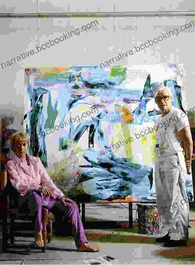Elaine De Kooning, A Prominent Abstract Expressionist Painter, In Her Studio. A Generous Vision: The Creative Life Of Elaine De Kooning (Cultural Biographies)