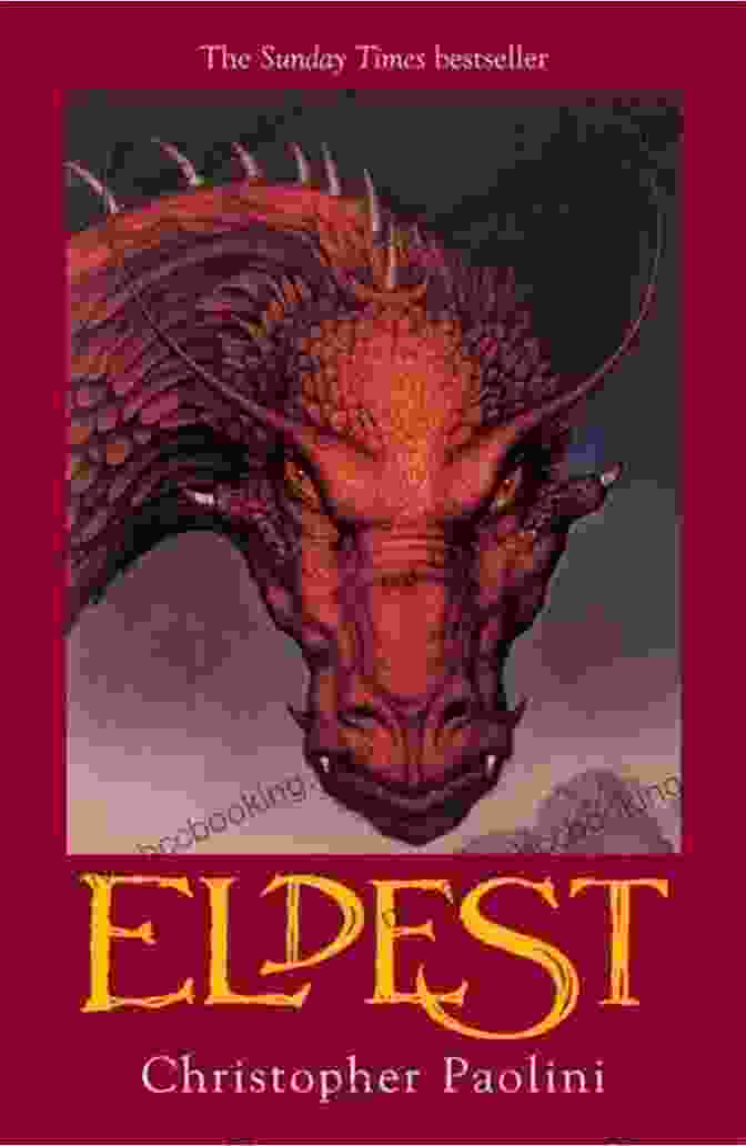 Eldest Book Cover, Featuring A Young Man And A Dragon Perched Atop A Towering Mountain, Surrounded By A Swirling Vortex Of Clouds. The Inheritance Cycle 4 Collection: Eragon Eldest Brisingr Inheritance