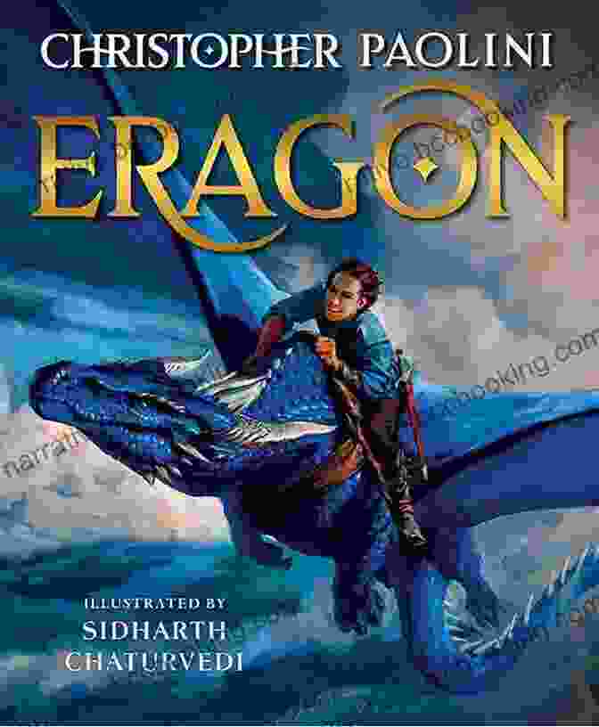 Eragon: The Inheritance Cycle Book Cover Featuring Eragon And Saphira Soaring Through The Sky Eragon: I (The Inheritance Cycle 1)