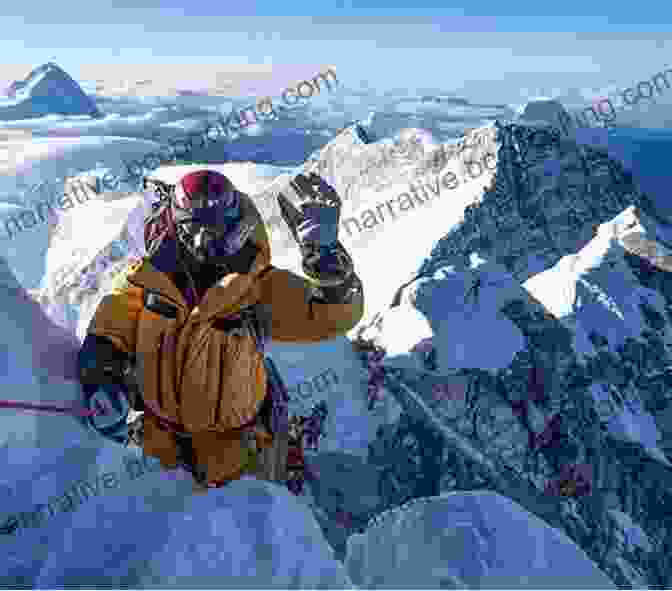 Exhausted But Elated Climbers Reach The Summit Of Mount Everest, Embracing The View. The Everest Years: The Challenge Of The World S Highest Mountain