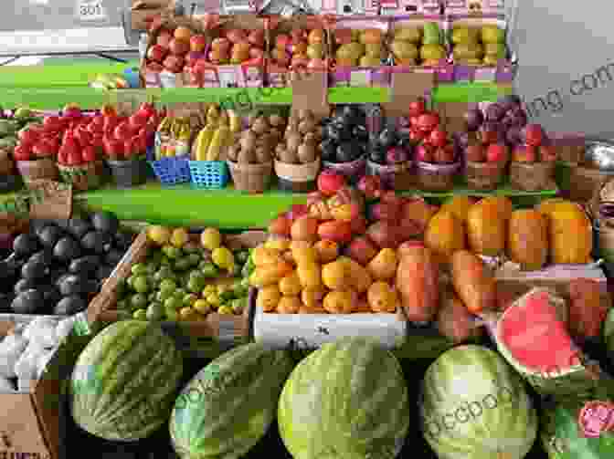 Farmers Market Stand Showcasing A Variety Of Fresh Fruits And Vegetables, Representing The Connection Between Local Farmers And Consumers From Field To Fork: 12 Lessons For The Air Rifle Hunter