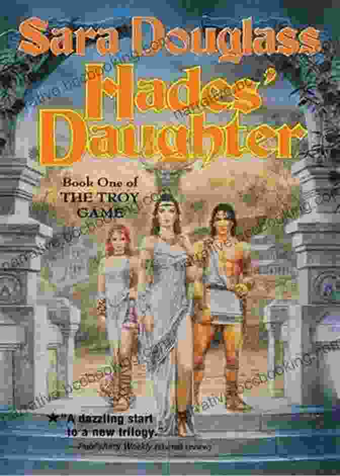 Hades Daughter Book Cover Featuring A Woman In A Flowing White Dress, Emerging From The Depths Of A Swirling Vortex Hades Daughter Charlotte Carol