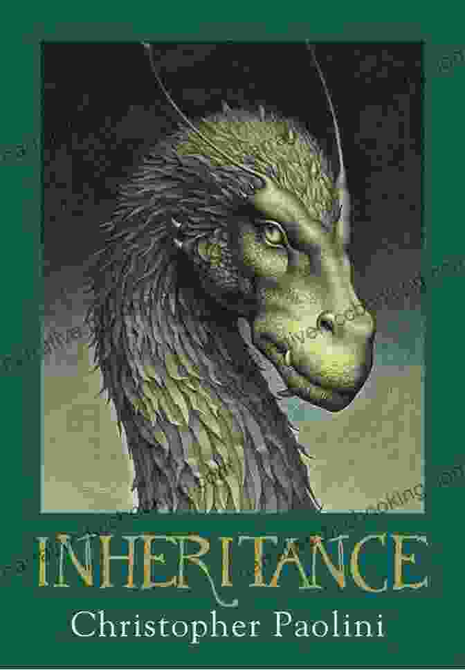 Inheritance Book Cover, Featuring A Young Man And A Dragon Standing Victorious Against A Backdrop Of A Fiery Sunset. The Inheritance Cycle 4 Collection: Eragon Eldest Brisingr Inheritance