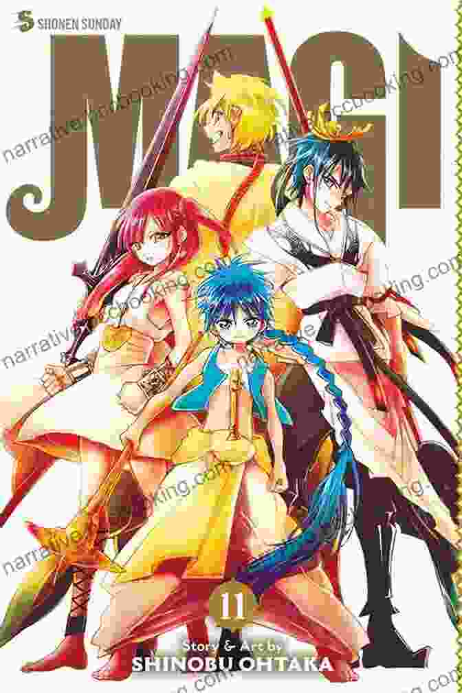 Magi: The Labyrinth Of Magic Vol. 1 Manga Cover Featuring Aladdin, Alibaba, And Morgiana Magi: The Labyrinth Of Magic Vol 5