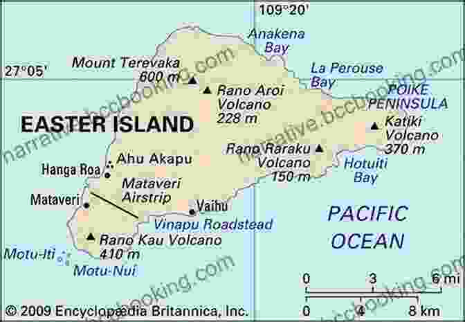 Map Of Easter Island, Highlighting Key Landmarks, Trails, And Points Of Interest Moon Chile: With Rapa Nui (Easter Island) (Travel Guide)