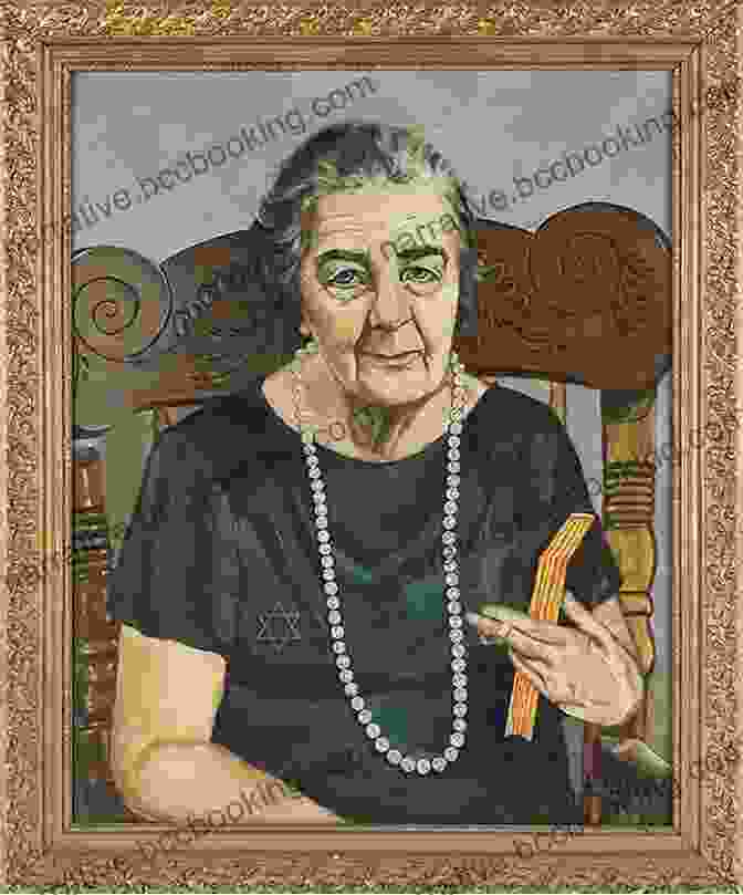 Portrait Of Golda Meir, A Stern Faced Woman With Piercing Blue Eyes, Wearing A White Blouse And Black Blazer Golda Meir: The Life And Legacy Of The Only Woman To Serve As Israel S Prime Minister