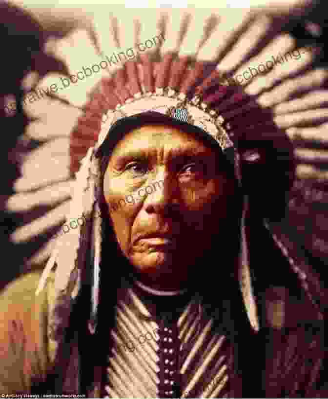 Portrait Of The Famous Native American Chief, Exuding Wisdom And Dignity. Pontiac: The Life And Legacy Of The Famous Native American Chief
