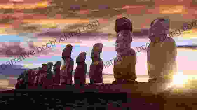 Restored Moai On Ahu Tongariki Easter Island: The Mystical Stone Giants