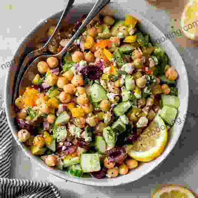 Savory Mediterranean Chickpea Salad For Folic Acid And Protein Natural Pregnancy Cookbook: Over 125 Nutritious Recipes For A Healthy Pregnancy