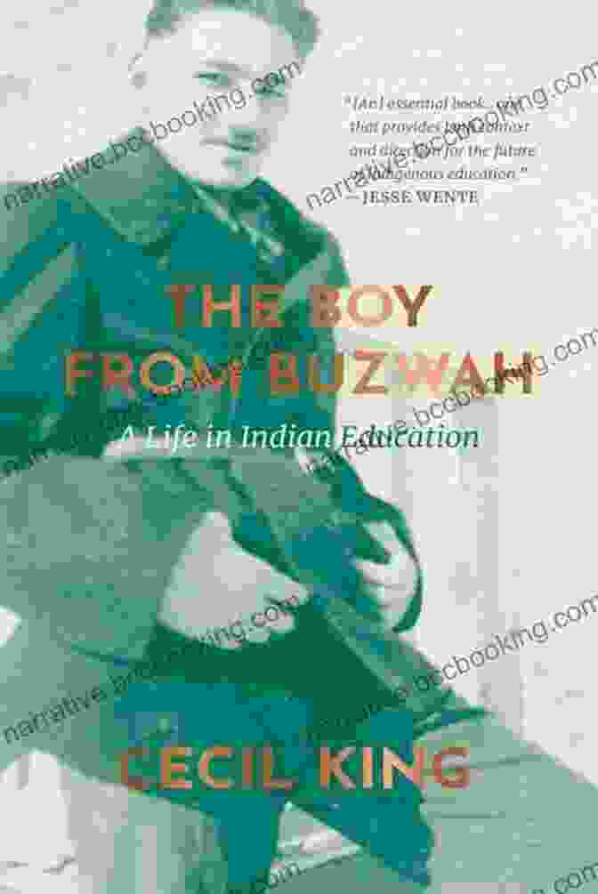 The Boy From Buzwah Book Cover, Featuring A Young Boy Standing On A Hilltop Overlooking A Vibrant Town And A Vast, Magical Landscape Beyond The Boy From Buzwah: A Life In Indian Education