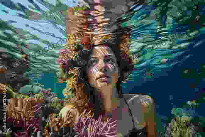 The Spirit Of The Sea Book Cover Featuring A Vibrant Underwater Scene With A Mermaid Gracefully Swimming Amidst Colorful Coral Reefs. The Spirit Of The Sea