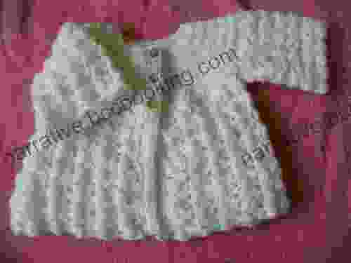Cluster Matinee Jacket (Mrs Crochet Designer)
